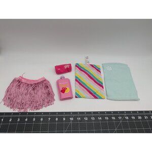 American Girl Doll Accessories Towel Mat Yogurt Duffle Bag Skirt